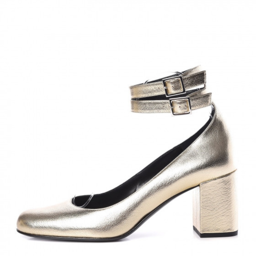 NIB Saint Laurent strap pumps, 40